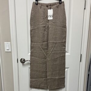 NWT Zara linen Pant